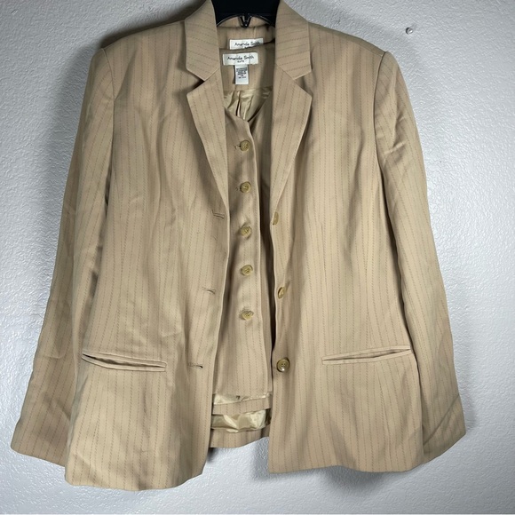 Amanda Smith Vest and Blazer set SZ 14 - Picture 3 of 8